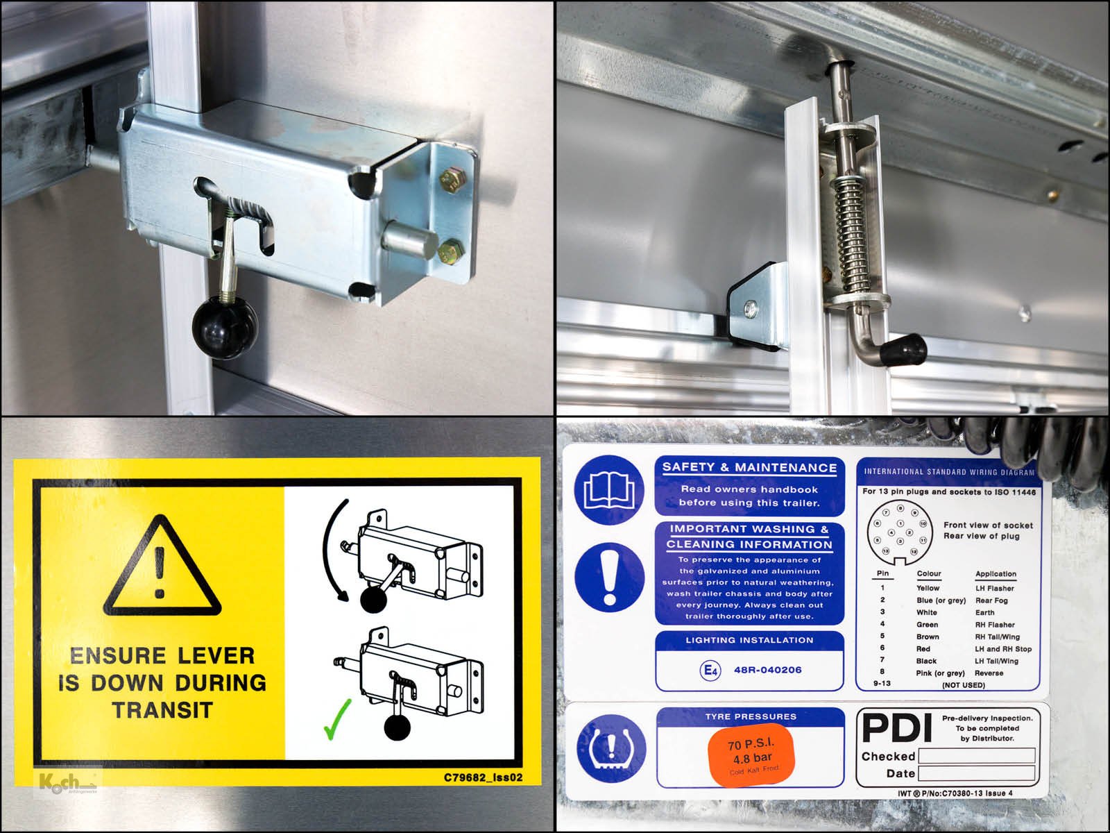 Anhänger of the type Ifor Williams Viehanhänger TA510 178x434 Höhe:213 3,5t|Tridem|Doppelstock (Vi11651939Iw), Neumaschine in Winsen (Luhe) (Picture 15)